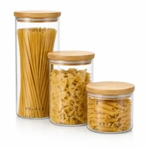 Glass Storage Jar Set